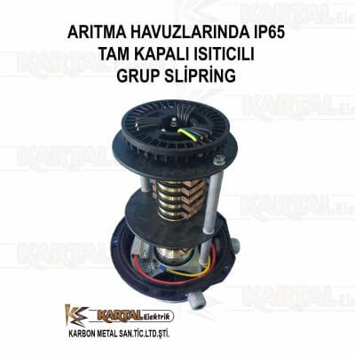 Arıtma Havuzlarında IP 65 Tam Kapalı Isıtıcılı Grup Slipring 