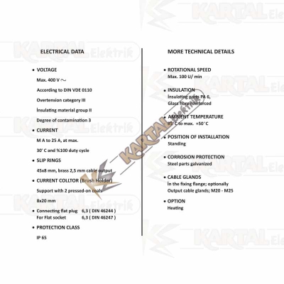 EN - Electrical Data and Technical Details